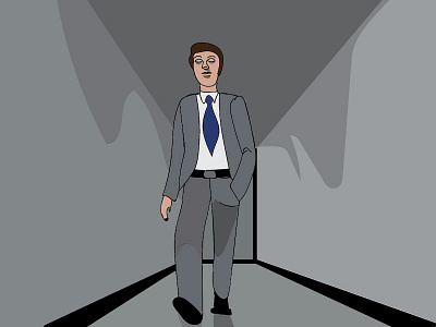 Man Walking illustration man walking