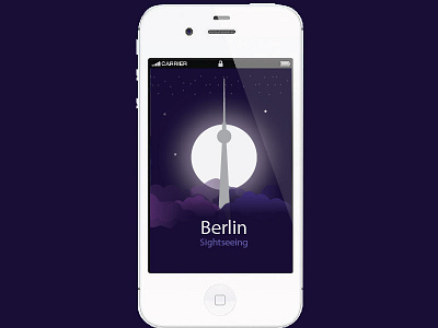 Berlin Sightseeing berlin sightseeing design iphone mobile ui ux