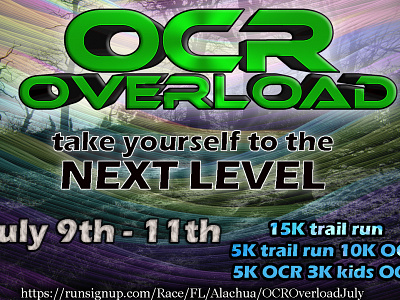 Facebook ad 8 for OCR Overload ad design logo