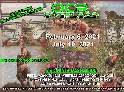 Flyer for OCR Overload ad branding design flyer