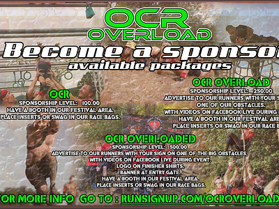 Flyer for sponsor OCR Overload