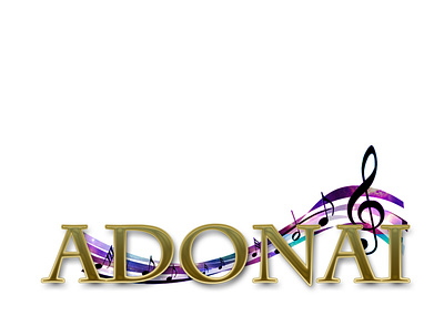 Adonai, Christian music group branding design logo