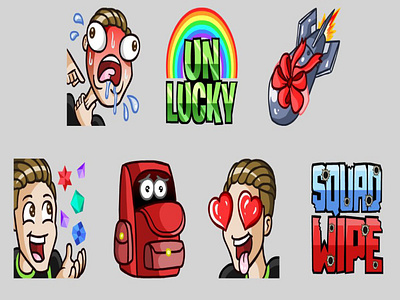 Emote & Badges animation branding creativity design game graphic design