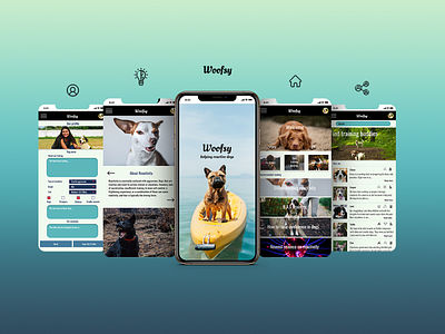 Woofsy app branding design graphic design ux