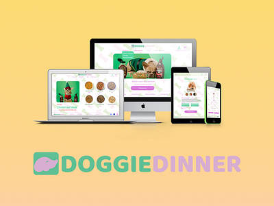 Doggiedinner branding graphic design ui ux