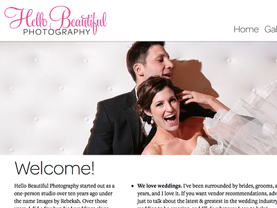 Hello Beautiful Homepage