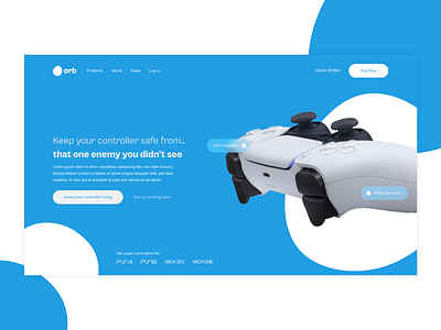 Orb Insurance - Homepage Landing Concept