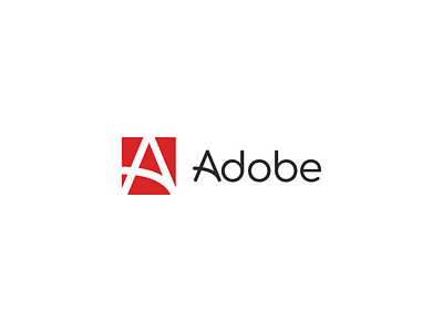 Adobe - Logo Design branding illustration logo typography vector