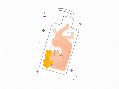 Isolation: Hand Gel character design color colour coronavirus design flat grain home illustration naked sanitizer texture vector