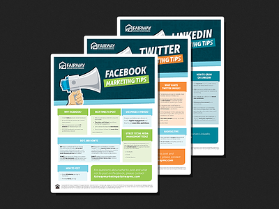 social media flyers indesign layout print