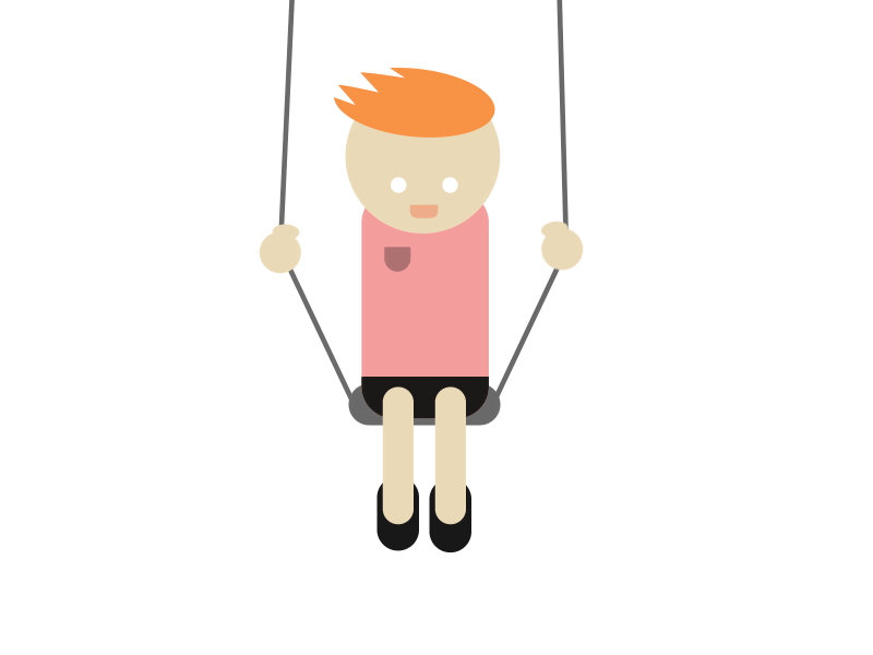 A swingin' fella after effects animated gif animation character character animation design gif shape layers swing