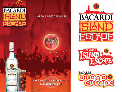 Bacardi's Island Escape Campaign bacardis campaign escape experiential island pos retail