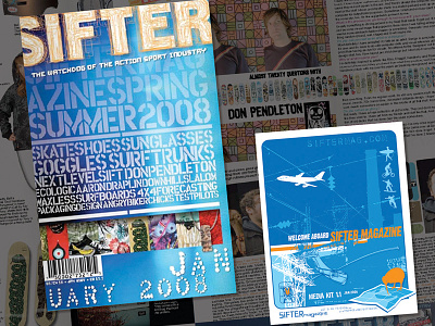 Sifter Magazine action branding layout magazine sifter sports