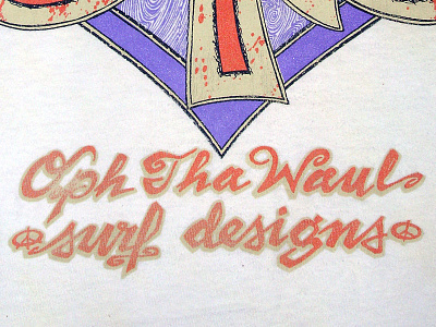 Oph Tha Waul typography