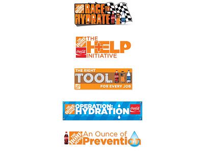 Coca-Cola/Home Depot Campaign logos