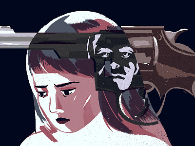 Gun Trauma gun gun control gun violence illustration jenn liv narratively trauma