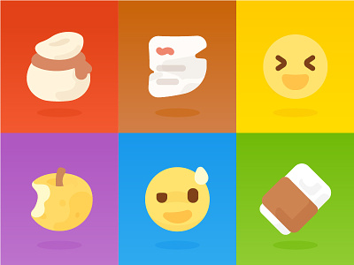Icon / Emoji for OnionMath Communication (2D) app cute flat game icon lovely mono onionmath