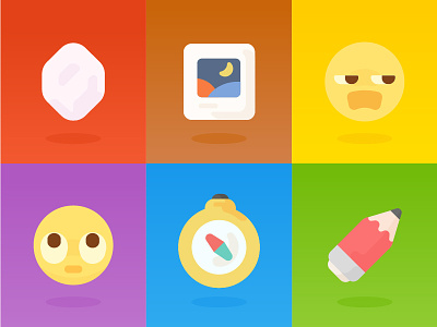 Icon / Emoji for OnionMath Communication (2D) app cute flat game icon lovely mono onionmath