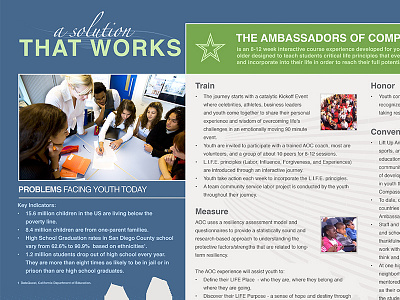 Ambassadors of Compassion Brochure brochure stars trifold usa