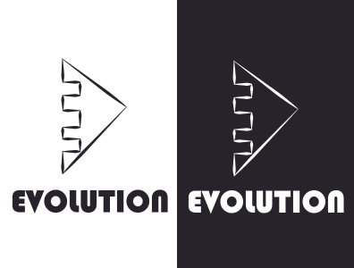 Evolution graphic design logo
