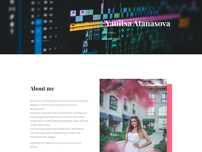 Designing Personal Portfolio Website divi builder divi theme personal website portfolio website web design web site webdesign website wordpress wordpress plugins