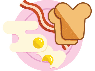 Breakfast #1 breakfast eggs graphic design illustration