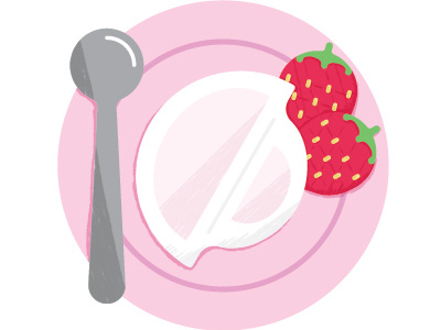 Breakfast #3 breakfast design graphic illustration yogurt