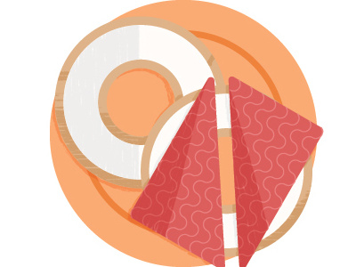 Breakfast #4 bagel breakfast design graphic illustration lox