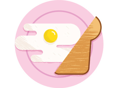 Breakfast #8 breakfast design eggs graphic illustration