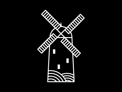 Windmill graphic graphic design icon icon design illustration windmill