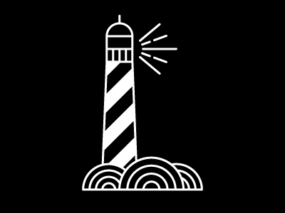Lighthouse graphic graphic design icon illustration lighthouse ocean