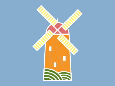 Colored Windmill