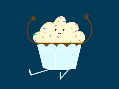 Cupcake man by Christopher Wilson on Dribbble