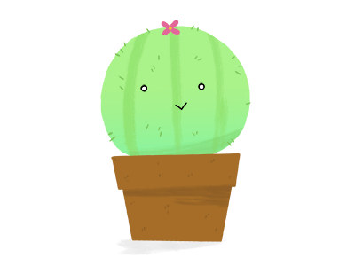 Cactus friend cactus cartoon character design cute design digital art graphic design illustration plant