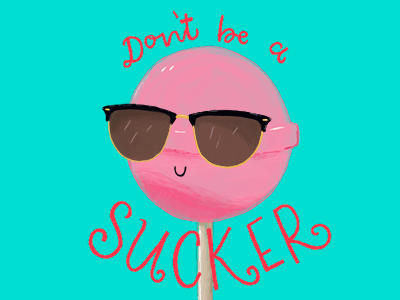 A Sucker candy character design color cute design digital art fun graphic design illustration lolipop