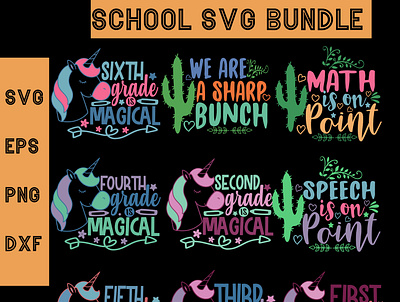 School SVG Bundle 3d animation branding design graphic design illustration logo motion graphics png school svg ui ux vector