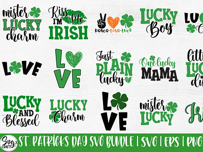 St Patrick's Day Bundle SVG  Saint Patrick's Day Cut Files vol-2