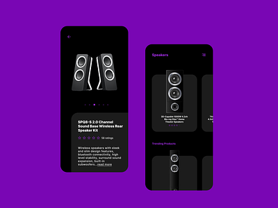 Sound System UI Design app design graphic design mobile app mobile interface product design typography ui ux vector