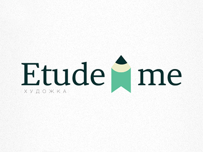 Etude.me logo draw education logo school