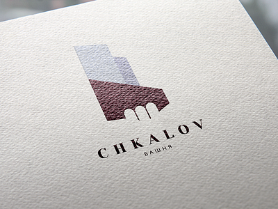 WIP Chkalov tower logo brand building logo tower wing wip