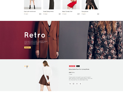 Reveille - eCommerce PSD Template by Viacheslav Bida for 8guild on Dribbble