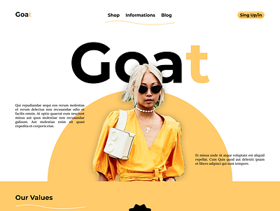 GOAT UI branding design figma graphic design landingpage ui userexperience website