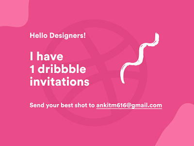 Dribbble Invite design dribbble invitation dribbble invite