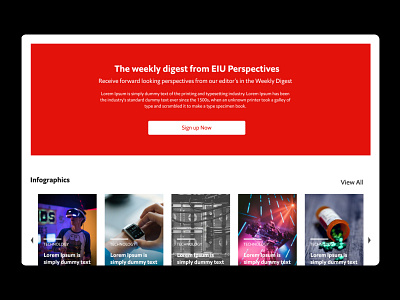 EIU PERSPECTIVES Category Page 3/6 clean design desktop events ui ux ux design
