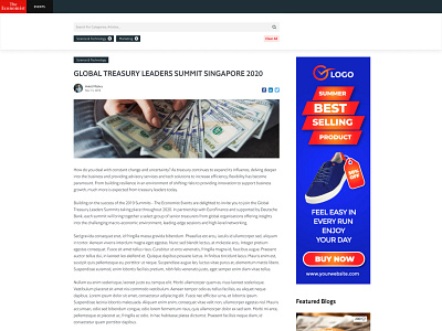 Blog Design: The Economist Events (6) article banner blog blog design character clean design economist event events global news newsletter search ui ux ux design