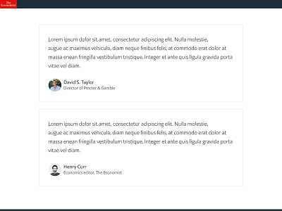 Blog Design: The Economist Events (8) activities blog clean economist events minimalism reviews testimonials ui uidesign ux ux design