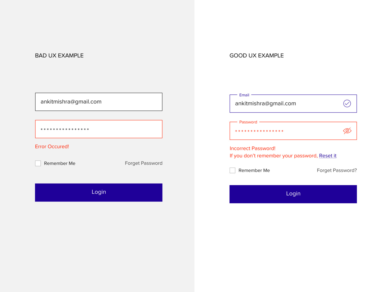 Good And Bad Ux Design Examples - Design Talk