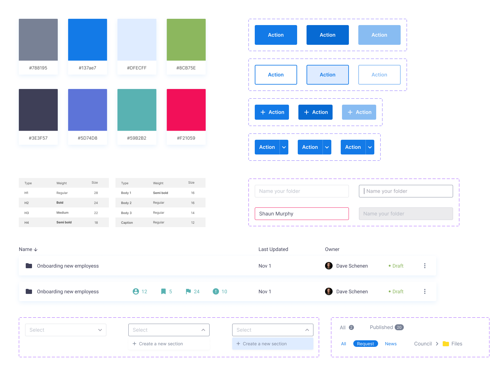 UI Design Library by Maryam on Dribbble