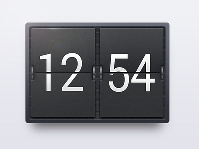 Flip Clock Widget clock icon rom