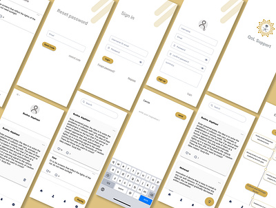 QoL Application UI/UX Design application design dailyui design ui uiux ux web design